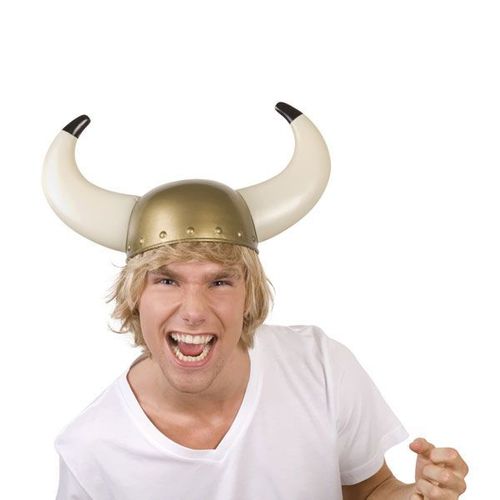 Casque Vicking Avec Longues Cornes