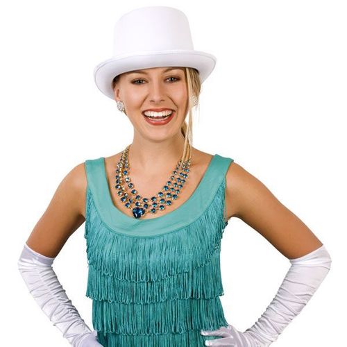 Chapeau Satin Blanc