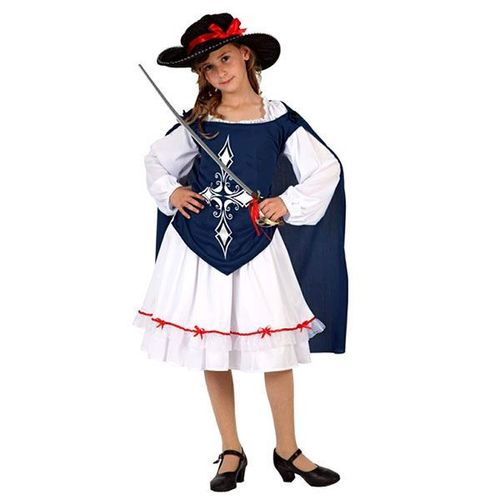 Déguisement Mousquetaire Fille Taille 10/12 Ans