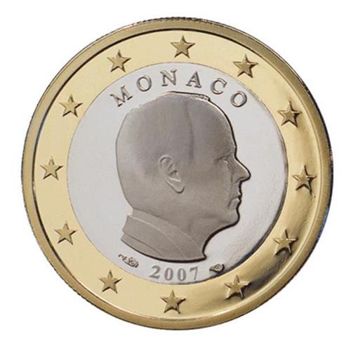 Pièce 1 Euro Monaco 2007