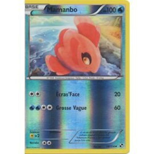 Carte Pokemon Mamanbo 38/114 Pokemon Noir Et Blanc