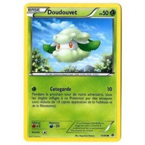 Carte Pokemon Doudouvet (10/98) - Pokemon Noir Et Blanc Pouvoirs Emergents