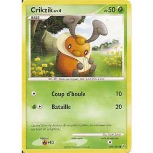 Carte Pokemon Crikzik Niv.4 - Vainqueurs Supremes - 50 Pv 109/147