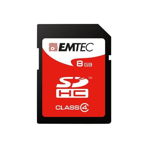 EMTEC Jumbo Super - Carte mémoire flash - 8 Go - Class 4 - SDHC