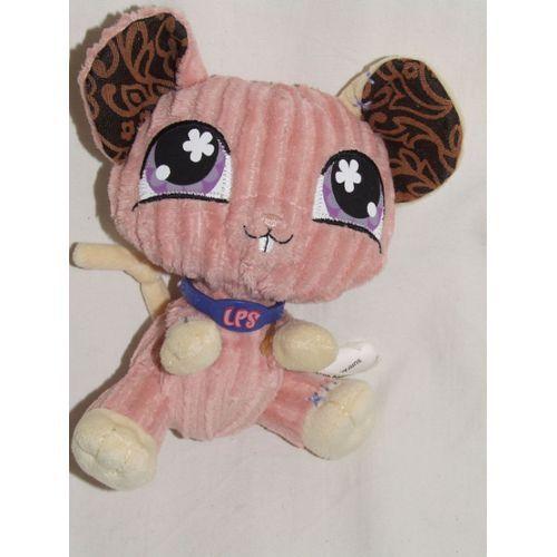 Chat Littlest Pet Shop Doudou Peluche  Lps De 17 Cm Avec Oreilles