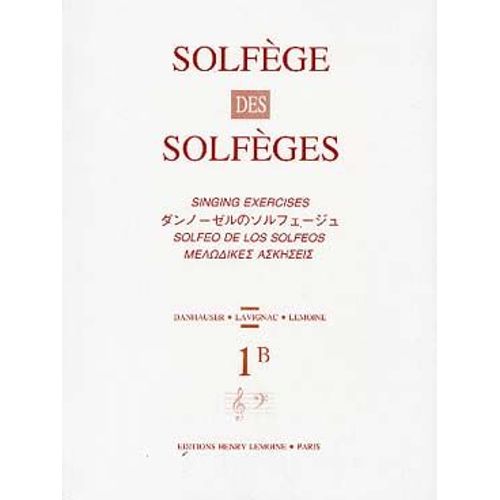 Solfège Des Solfèges 1b Avec Accompagnement