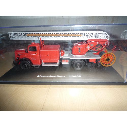 Camion Pompier Mercedes-Benz L6600-Schuco