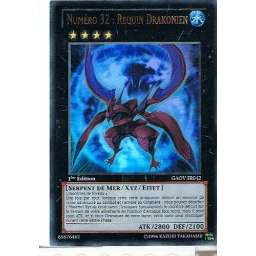 Yu Gi Oh Gaov Fr042 N°32 Requin Drakonien Ur