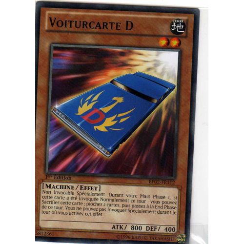 Voiturcarte D --Bp02-Fr112--Rare -1er Edition