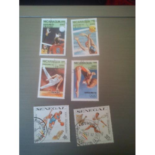 Lot Timbres Jo De Barcelone 1992