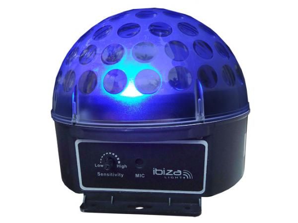 Boule à facettes à LED mutli-couleurs ASTRO1 IBIZA