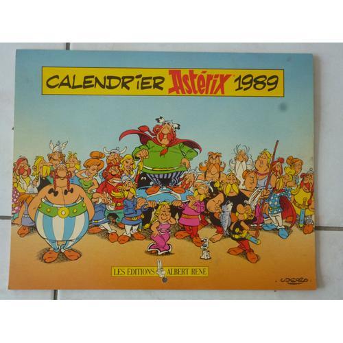 Calendrier Astérix  -1989