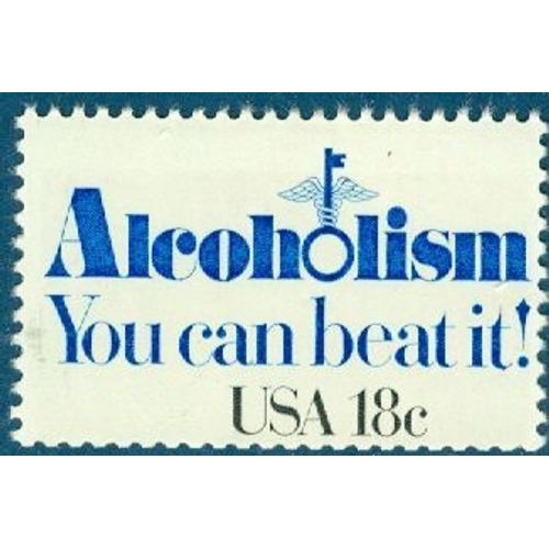 Usa 1981 - Alcoholism You Can Beat It - 18c - Scott 1927 - Neuf **