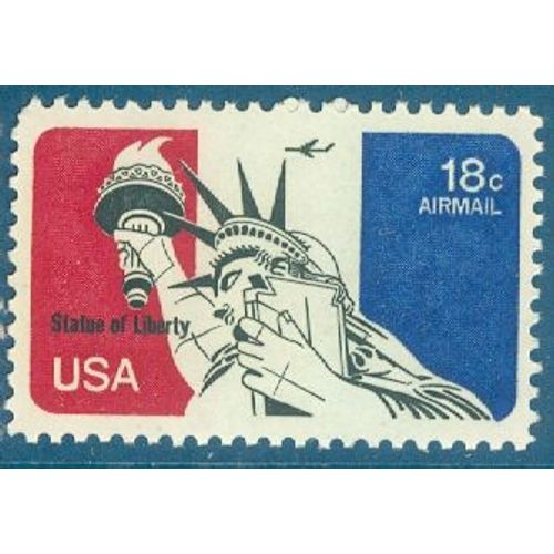 Usa 1974 Airmail Liberty - 18c - Scott C87 - Neuf **