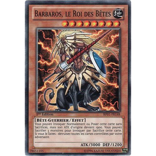 Barbaros,Le Roi Des Betes Bp02-Fr080-Rare