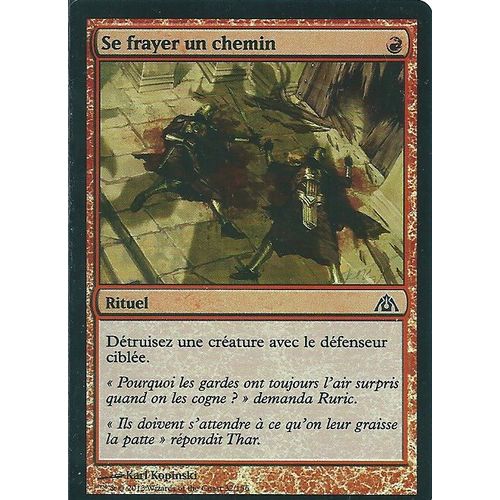 Se Frayer Un Chemin - Le Labyrinthe Du Dragon - Foil - Magic Mtg