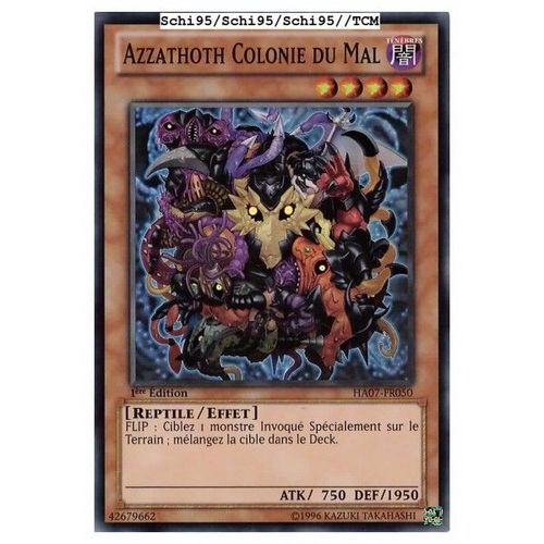 Yu-Gi-Oh Azzathoth Colonie Du Mal Ha07-Fr050 Super Rare