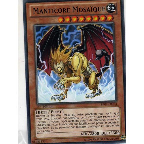 Manticore Mosaique--Bp02-Fr073 --Rare