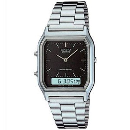 Casio Montre Argent Analogique - Digital Hommes Casio Collection Aq-230a-1dmqyes
