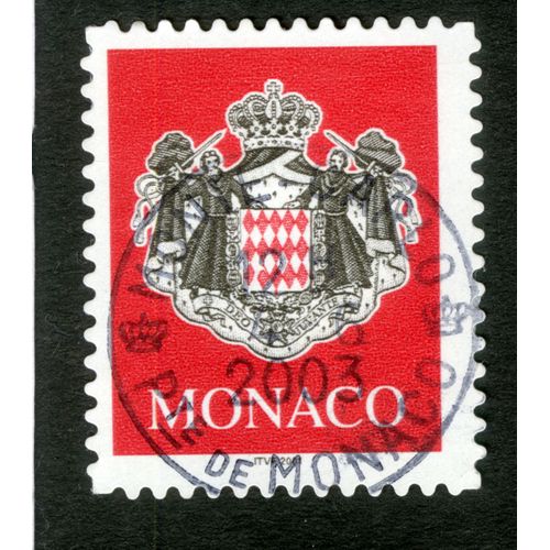 Timbre Oblitéré Monaco , 2001