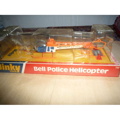 Bell Police Helicopter (Réf 732)-Dinky Toys