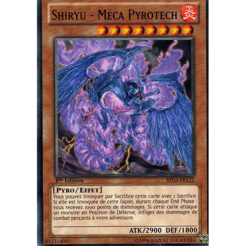 Shiryu -Meca  Pyrotech --Bp02-Fr122--Rare
