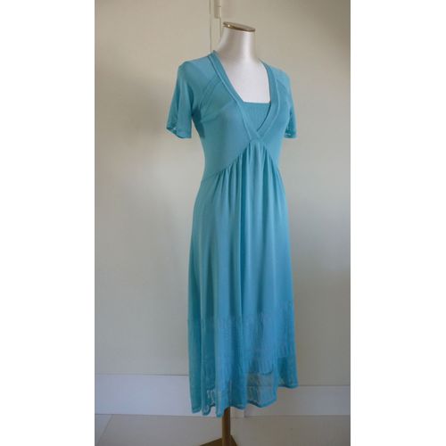 Robe Longue Turquoise Chacok T 1 Manilva Felicite Bleu Menthe