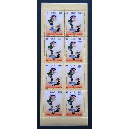 France Fete Du Timbre - 2001-Yt-Carnet Bc 3370a ** Neuf, Non Plié " Gaston Lagaffe "