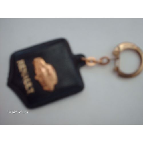 Porte  Cles  Cuir  Et  Metal  //  Renault  8