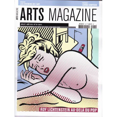 Arts Magazine 78 Roy Lichtenstein Au-Delà Du Pop