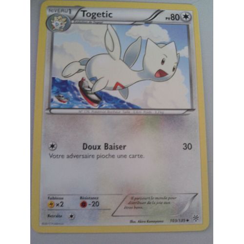 Togetic 103/135- Pokemon Tempete Plasma