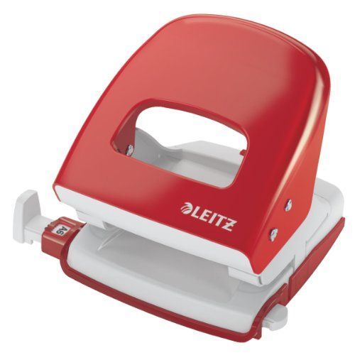 Leitz Perforateur Nexxt 5008, Capacit¿: 30 Feuilles, Rouge,