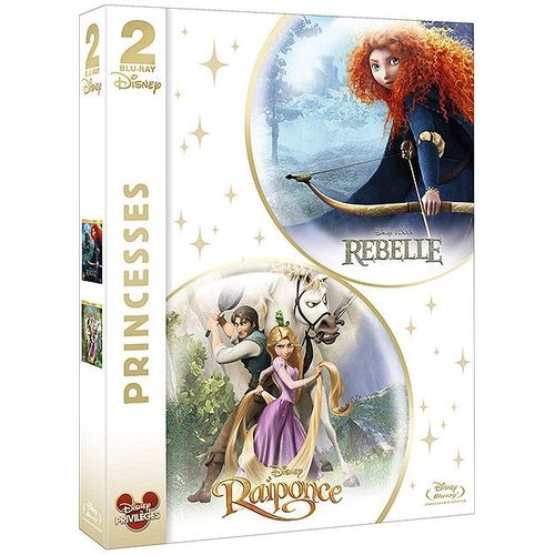 Princesses - Rebelle + Raiponce - Pack - Blu-Ray