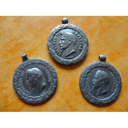 Lot De Médailles Napoléon Iii Repro