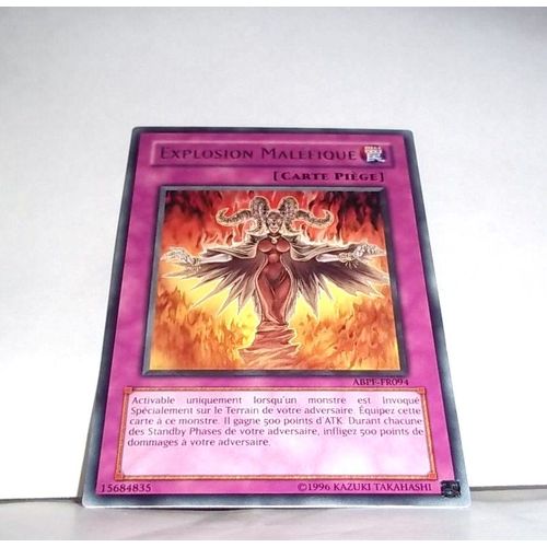 Carte Yu-Gi-Oh! "Explosion Maléfique" Rare Abpf-Fr094