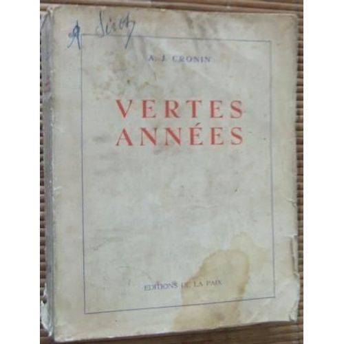 Vertes Années