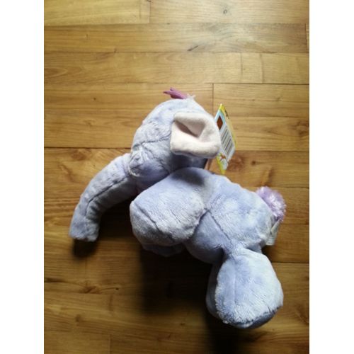 Doudou Peluche Éléphant Lumpy, 30 Cm, Mauve/Rose, Disney, Nicotoy
