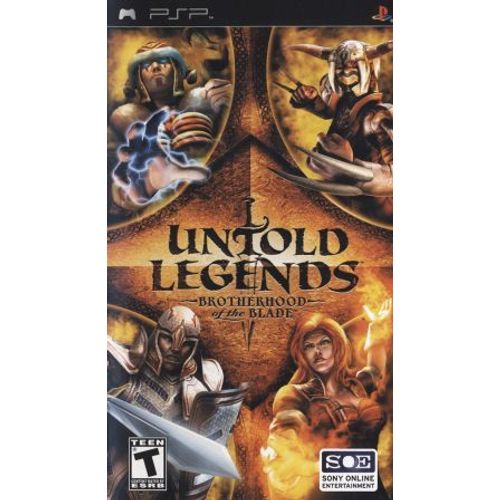 Untold Legends Brotherhood Of The Blade - Ensemble Complet - Playstation Portable Psp
