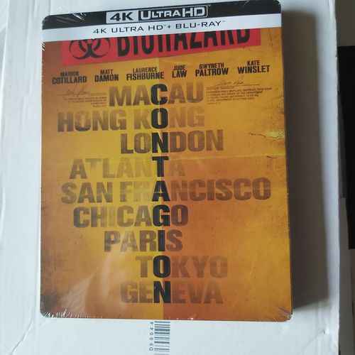 Contagion (Steelbook) [Ultra Hd] Ltd Ed, Steelbook, Uk - Import