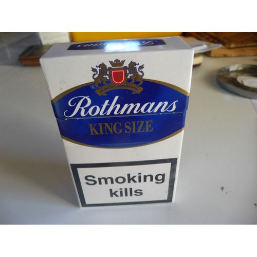 Paquet Vide Cigarettes Rothmans King Size
