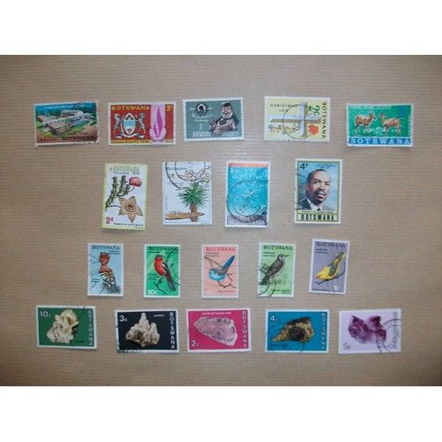 Botswana 19 Timbres Differents I22a