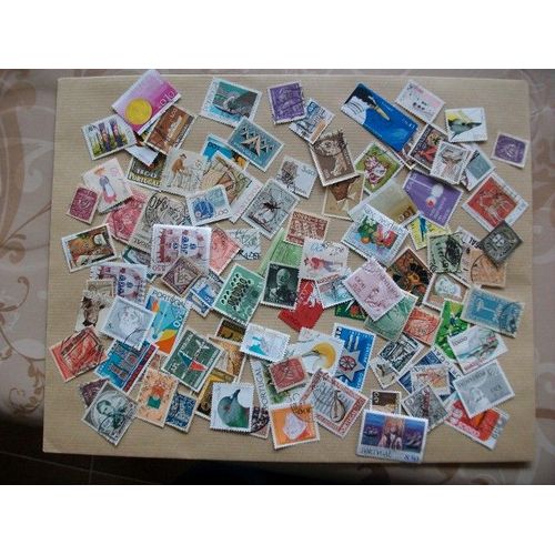 Portugal 100 Timbres Différents S2d