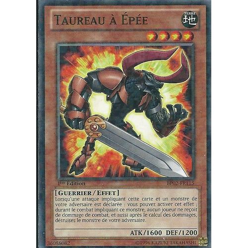 Taureau À Epée - Bp02-Fr115 - Yugioh - Mosaïque Rare