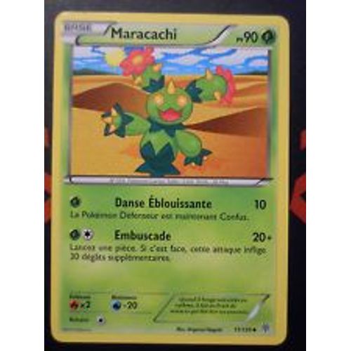 Carte Pokemon Tempete Plasma Maracachi 11/135