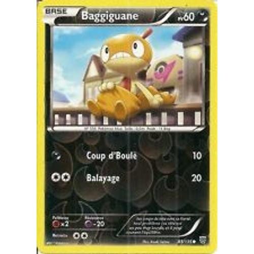 Carte Pokemon Tempete Plasma Baggiguane 85/135 Brillante