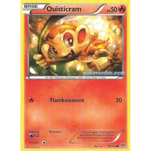 Carte Pokemon Ouisticram Tempete Plasma 15/135