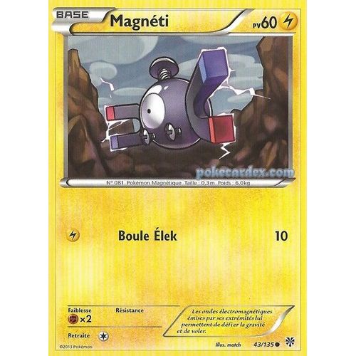 Carte Pokemon Tempete Plasma Magneti 43/135