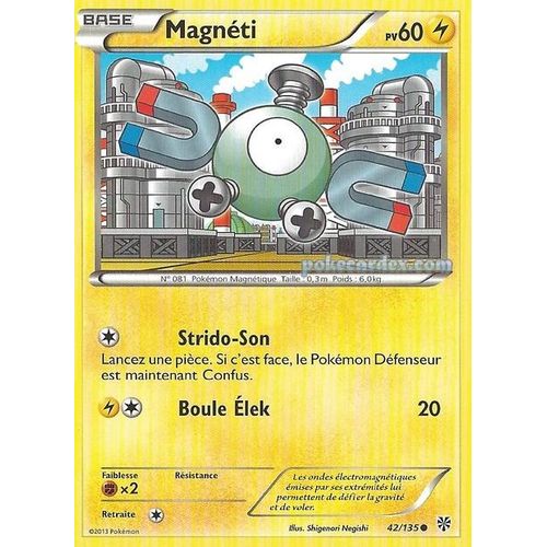 Carte Pokemon Tempete Plasma Magneti 42/135