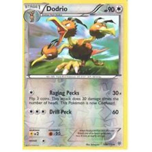 Carte Pokemon Dodrio 100/135 Tempete Plasma Brillante