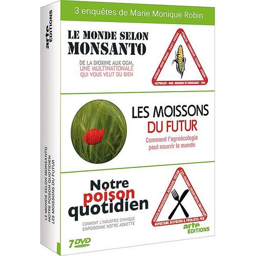 Trois Enquêtes De Marie-Monique Robin - Notre Poison Quotidien + Le Monde Selon Monsanto + Les Moissons Du Futur - Pack